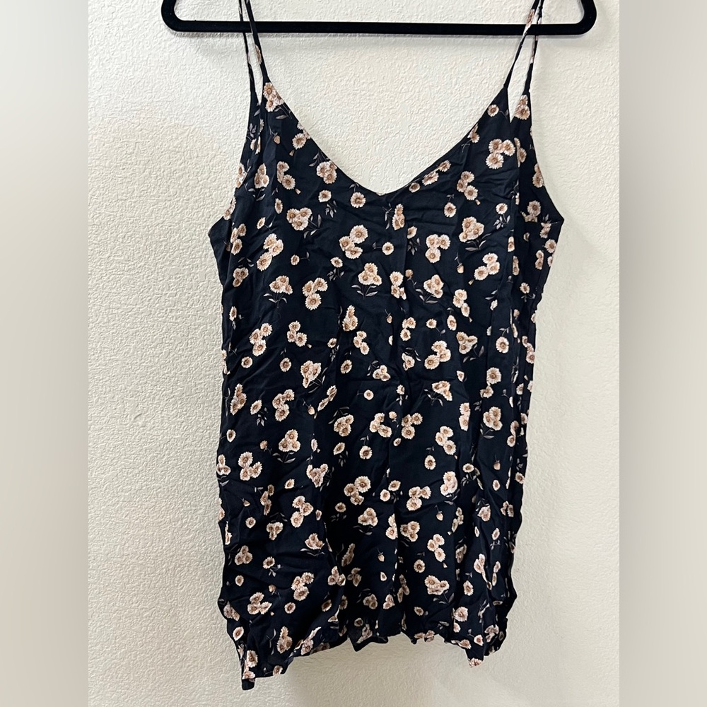 BRANDY MELVILLE Low Back Floral Summer Top